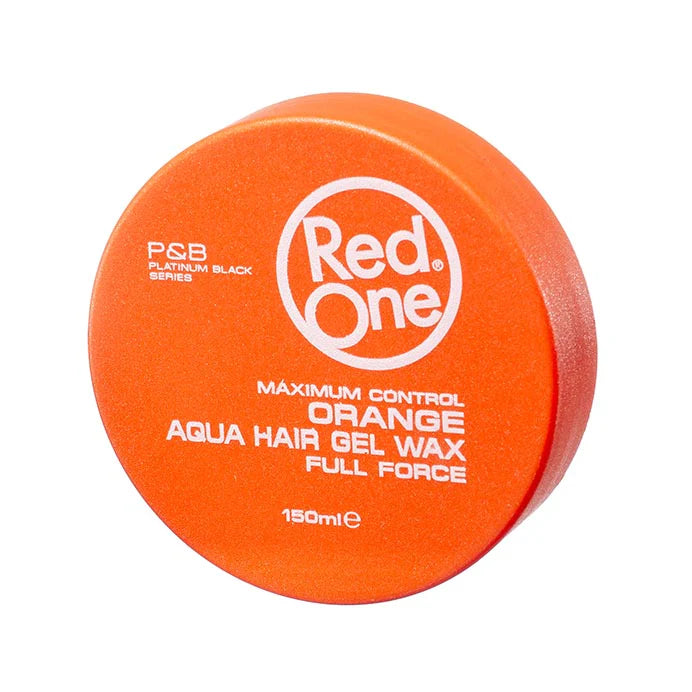 RED ONE ORANGE AQUA HAIR GEL WAX FULL FORCE CERA PER CAPELLI 150 ML