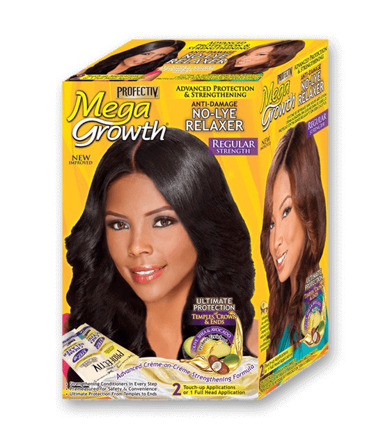 MegaGrowth No-Lye Regular Relaxer 2 Touch uu application