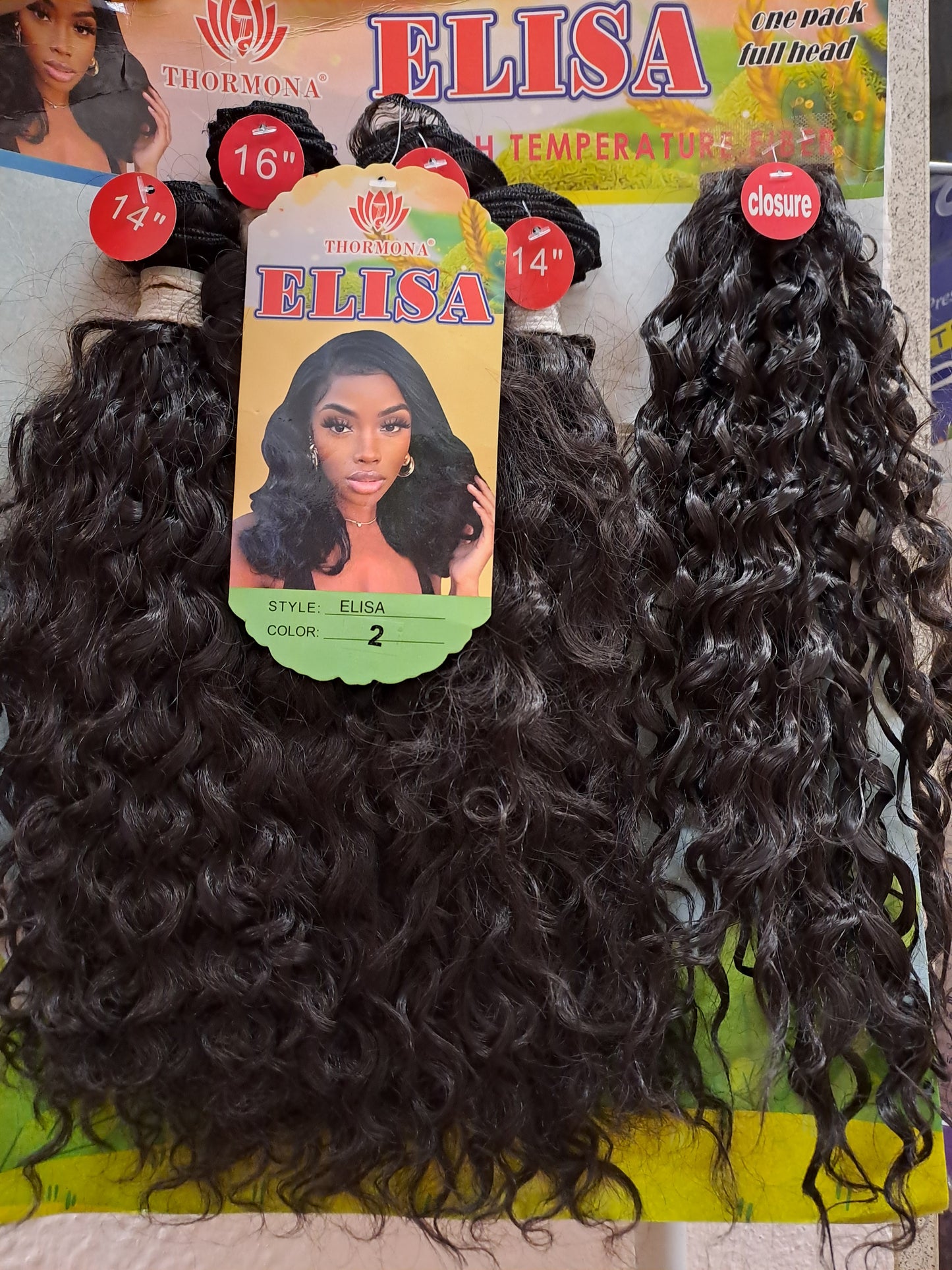 Elisa Weavon with closure 2,14"-2,16" in 1 pack 200g color 2