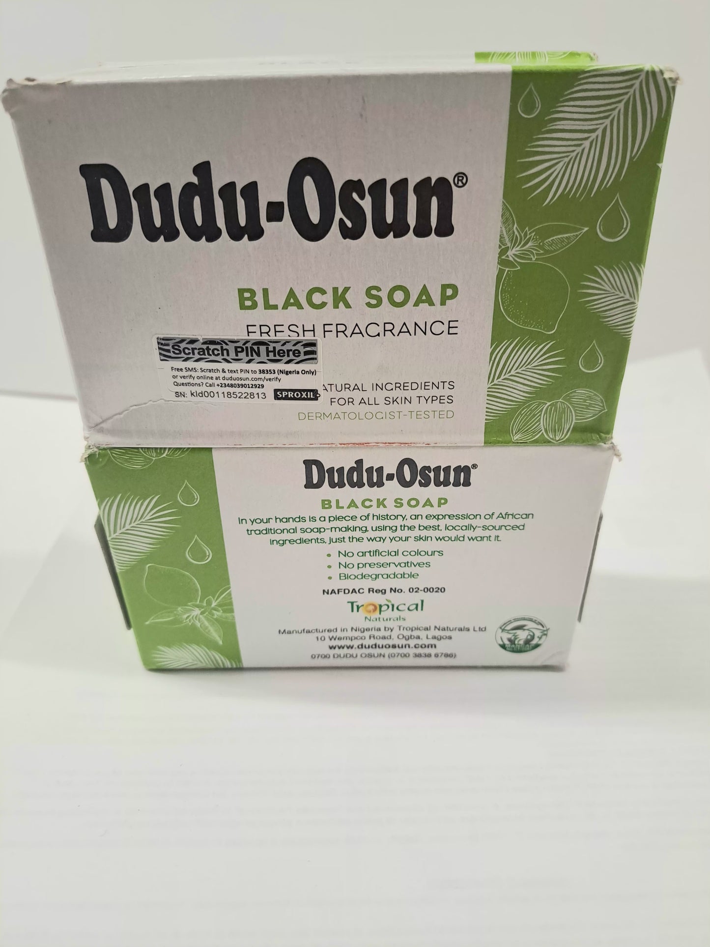 Dudu Osun African Black Soap 2x150g