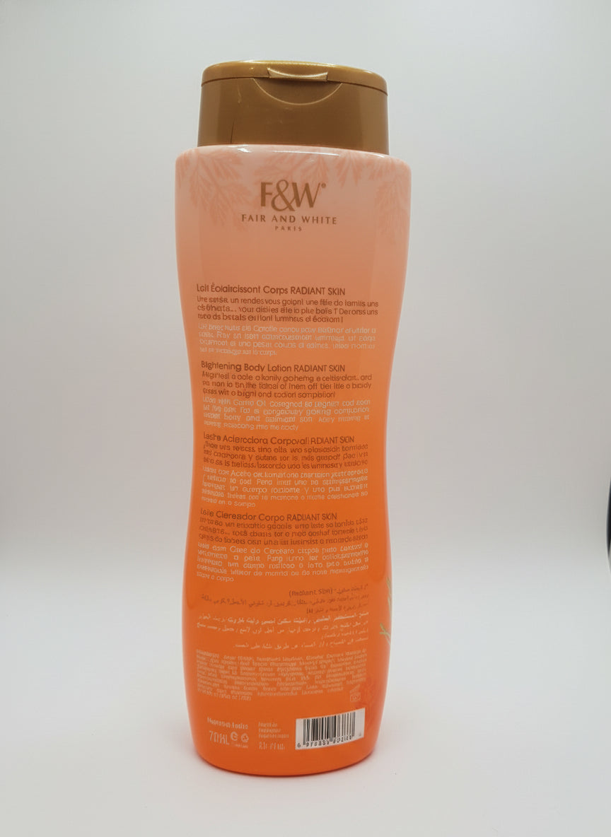 Fair & White Miss White Carrot Brightening Body Lotion 500 ml