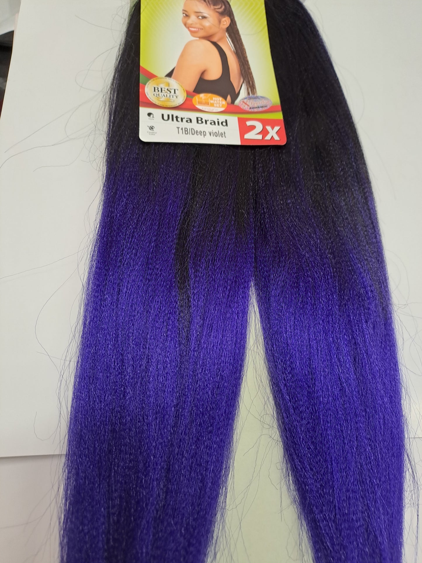Xpression Extension Ultra Braid Capelli Treccine braids Kanekalon Pre-stretched Shatush 160g 2 X 46''