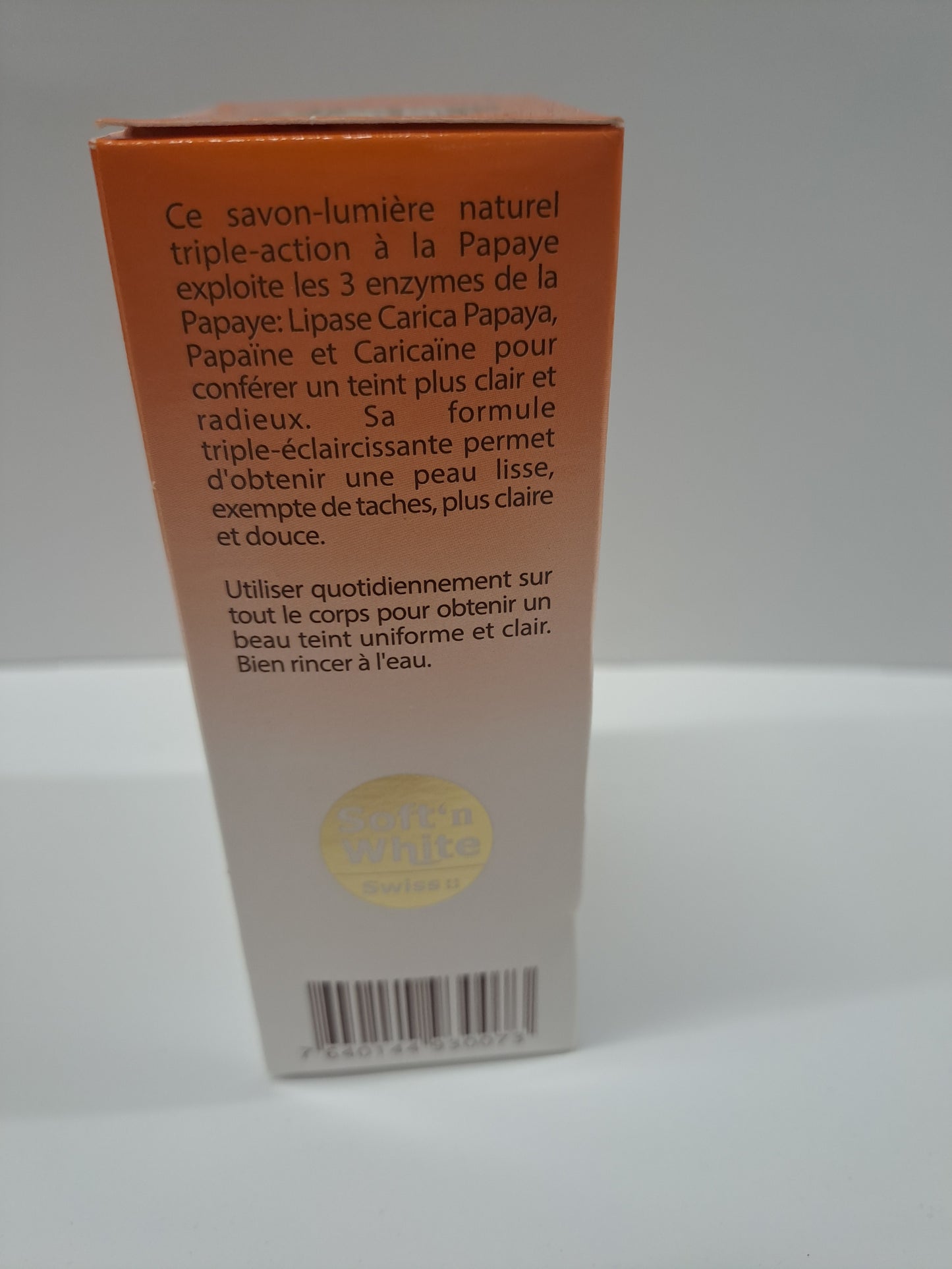 Swiss Soft n White Papaya Lightening Soap 200g