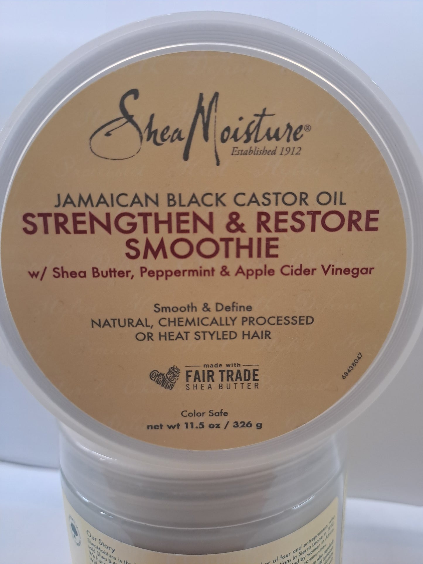 Shea Moisture JAMAICAN BLACK CASTOR OIL STRENGTHEN & RESTORE SMOOTHIE 340 g