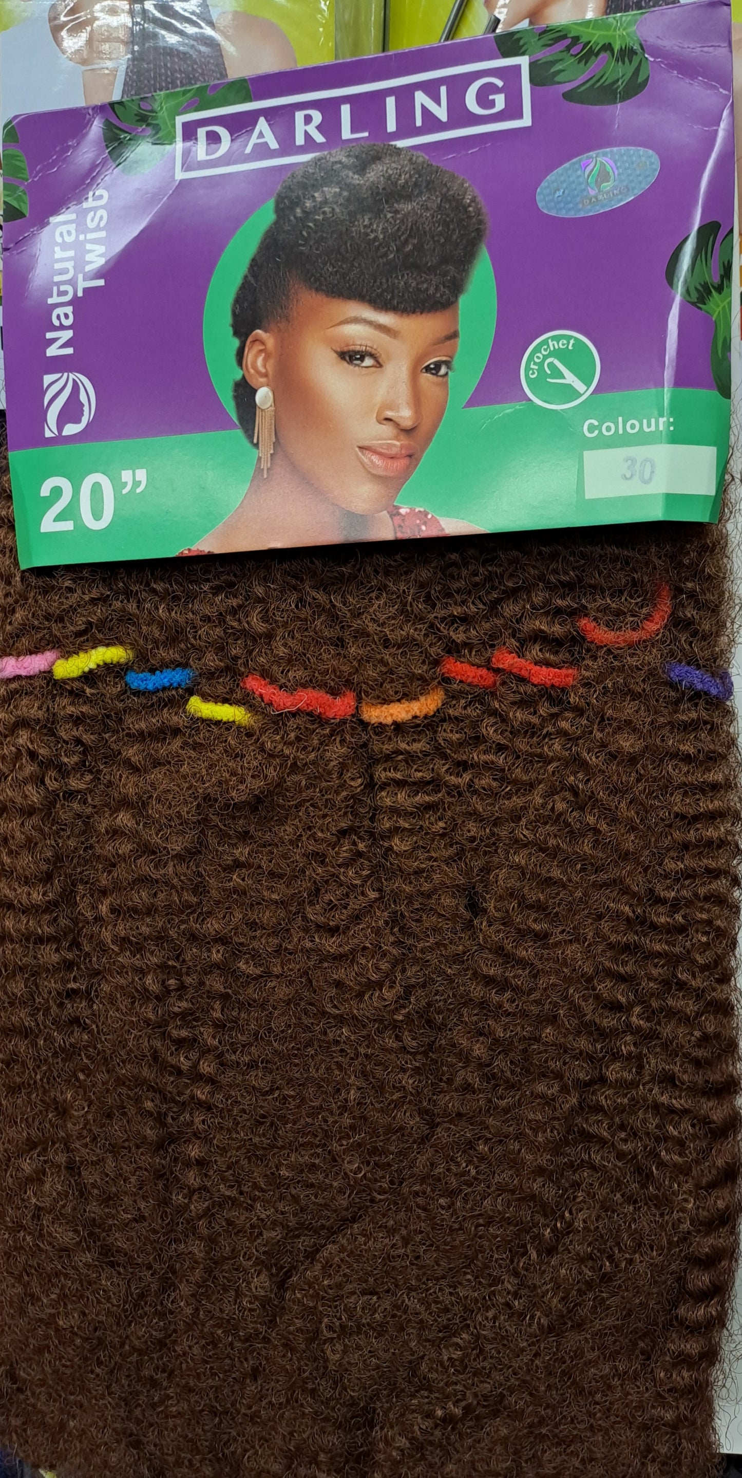 Darling Natural kinky Twist 20"
