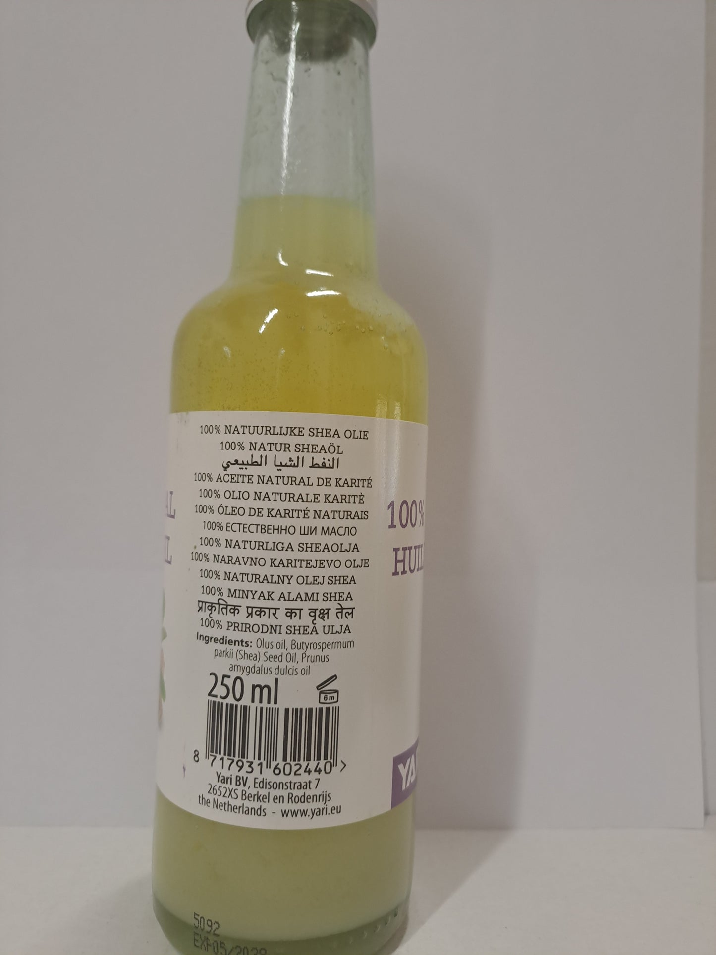 Yari Naturel Shea Nut Karite Oil 250ml