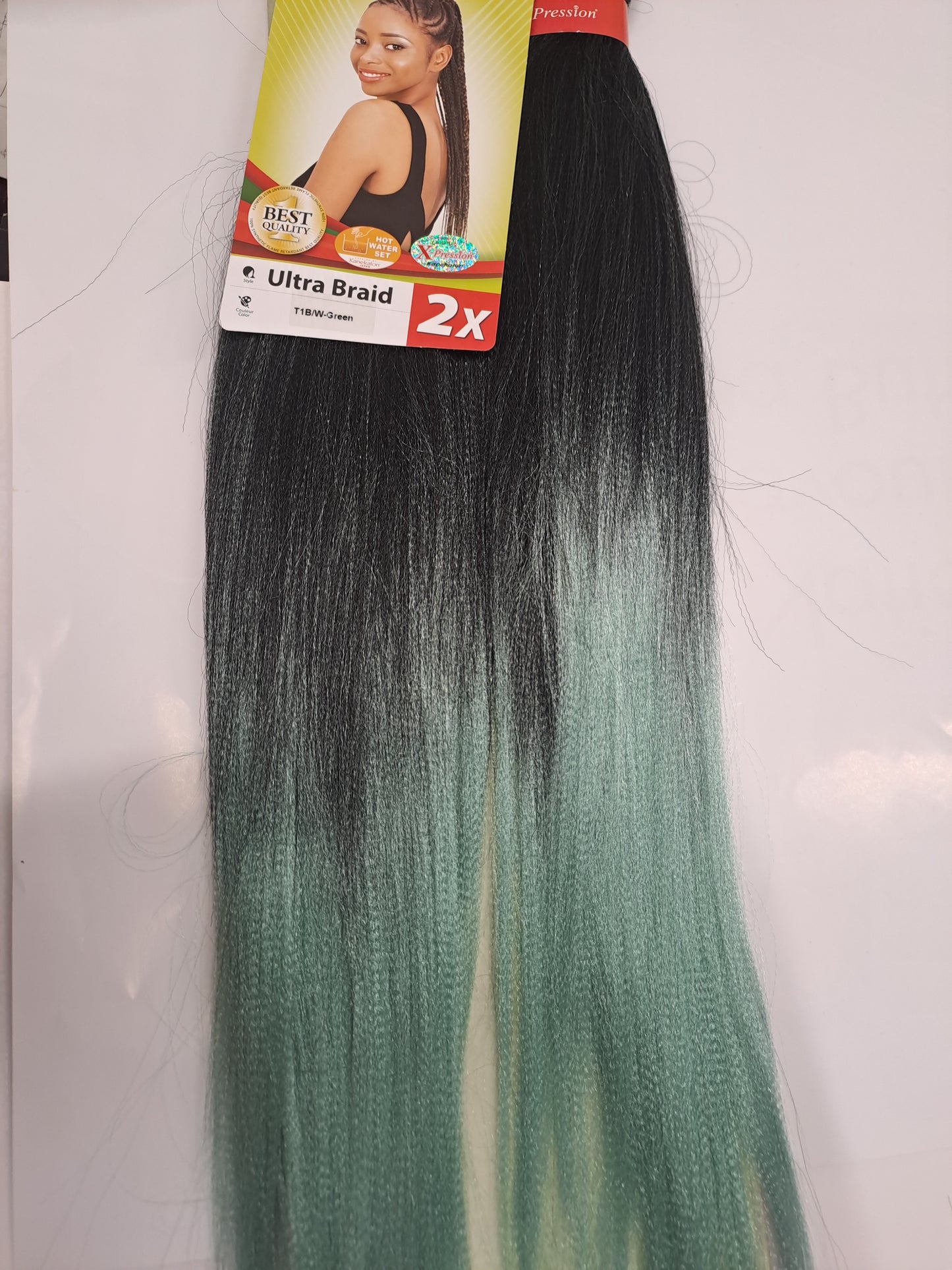 Xpression Extension Ultra Braid Capelli Treccine braids Kanekalon Pre-stretched Shatush 160g 2 X 46''