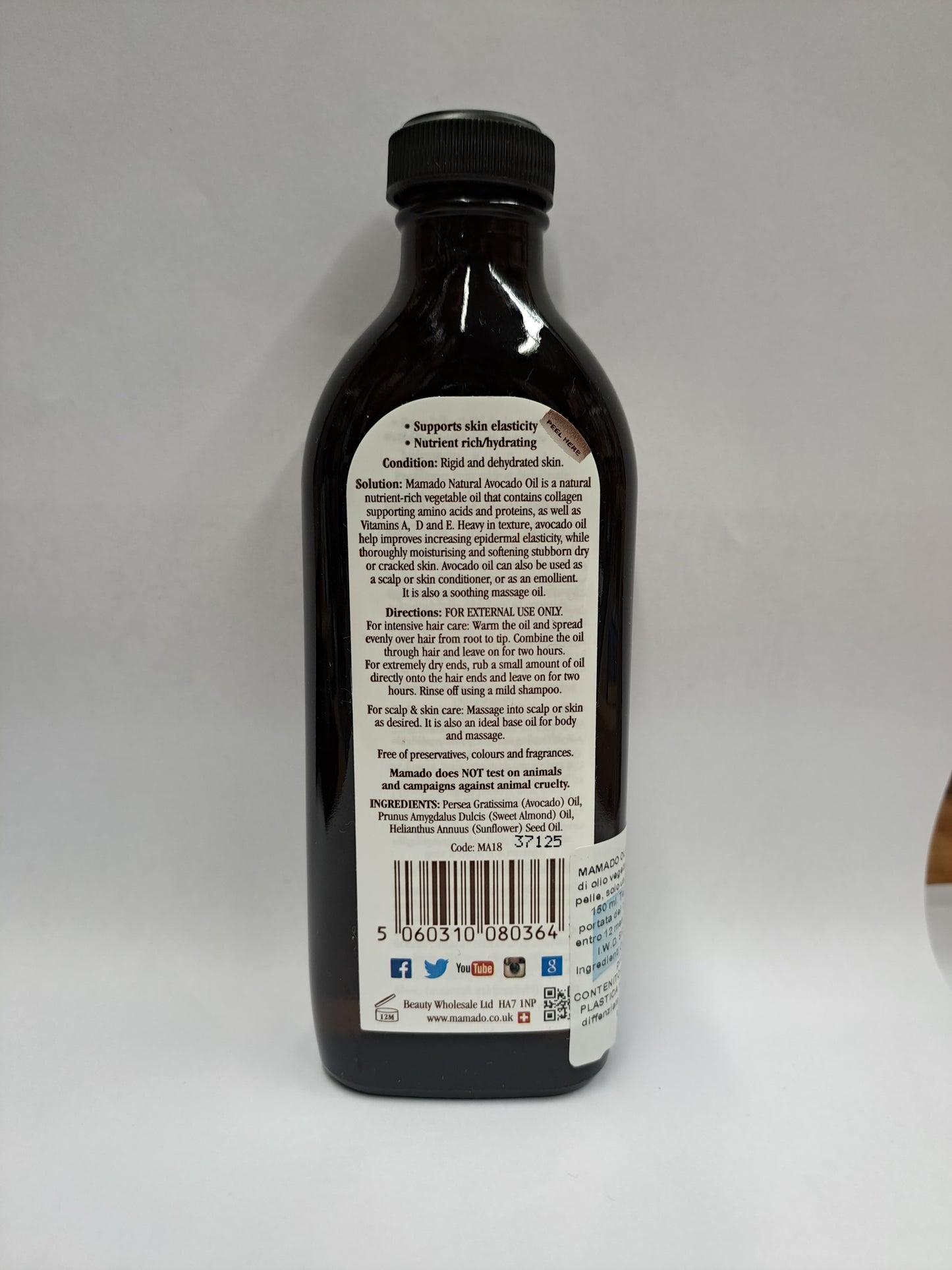 Mamado Natural Avocado oil 150ml