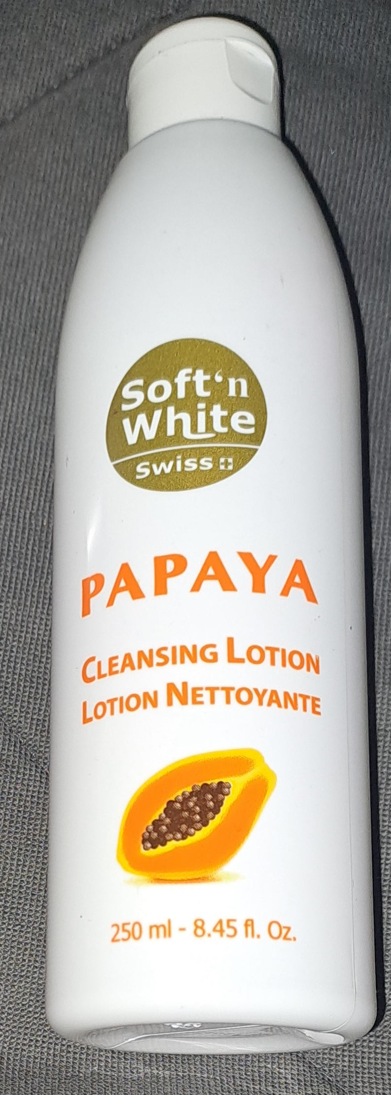 Soft'n white swiss Papaya Cleansing lotion lotion nettoyante. 250 ml.