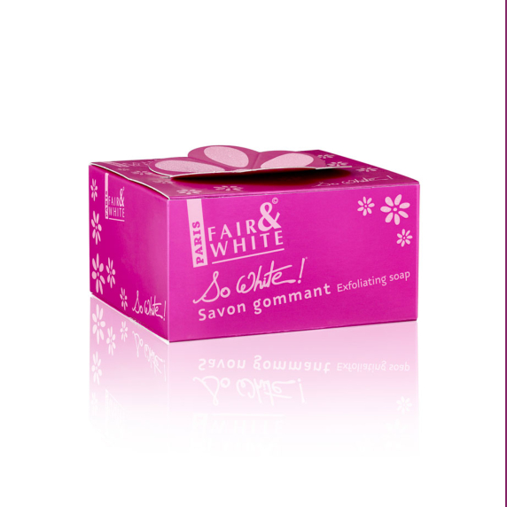 Fair & White So White EXFOLIATING SOAP-SAVON EXFOLIANT 200 g • 7 oz