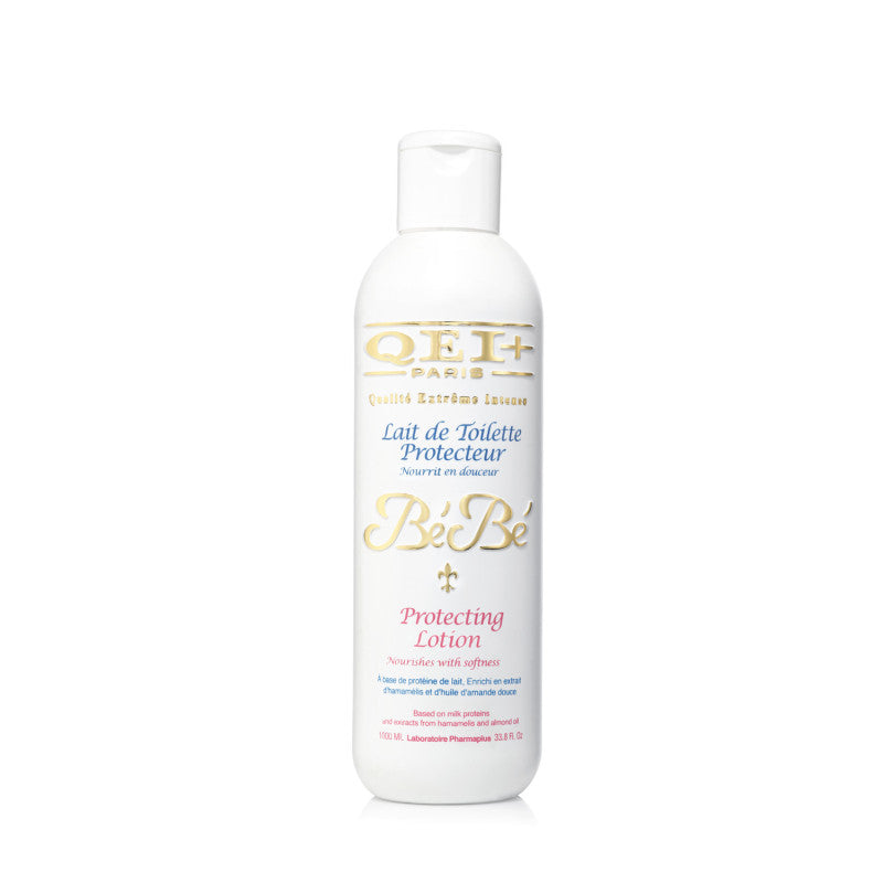 QEI Baby Body Milk 500 ML - Sweet Almond Protecting Cleansing Milk 500ml 16.9 Fl. Oz