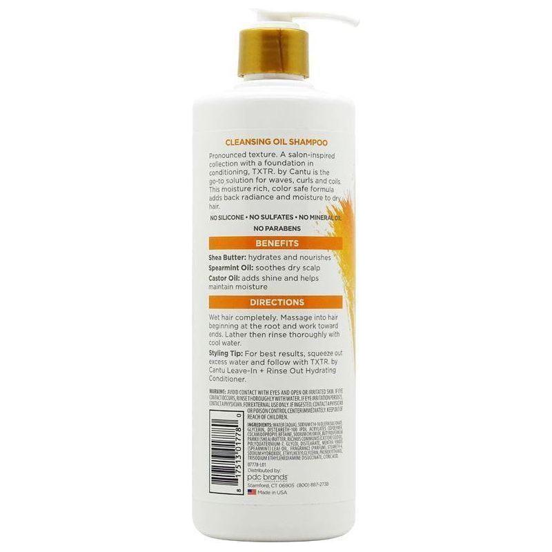 TXTR by Cantu Color Treated Hair + Curls Cleansing Oil Shampoo 473ml