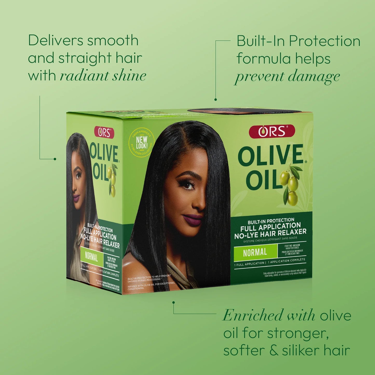 ORS Organic Root Stimulator Olive Oil No Lye Relaxer Normal
