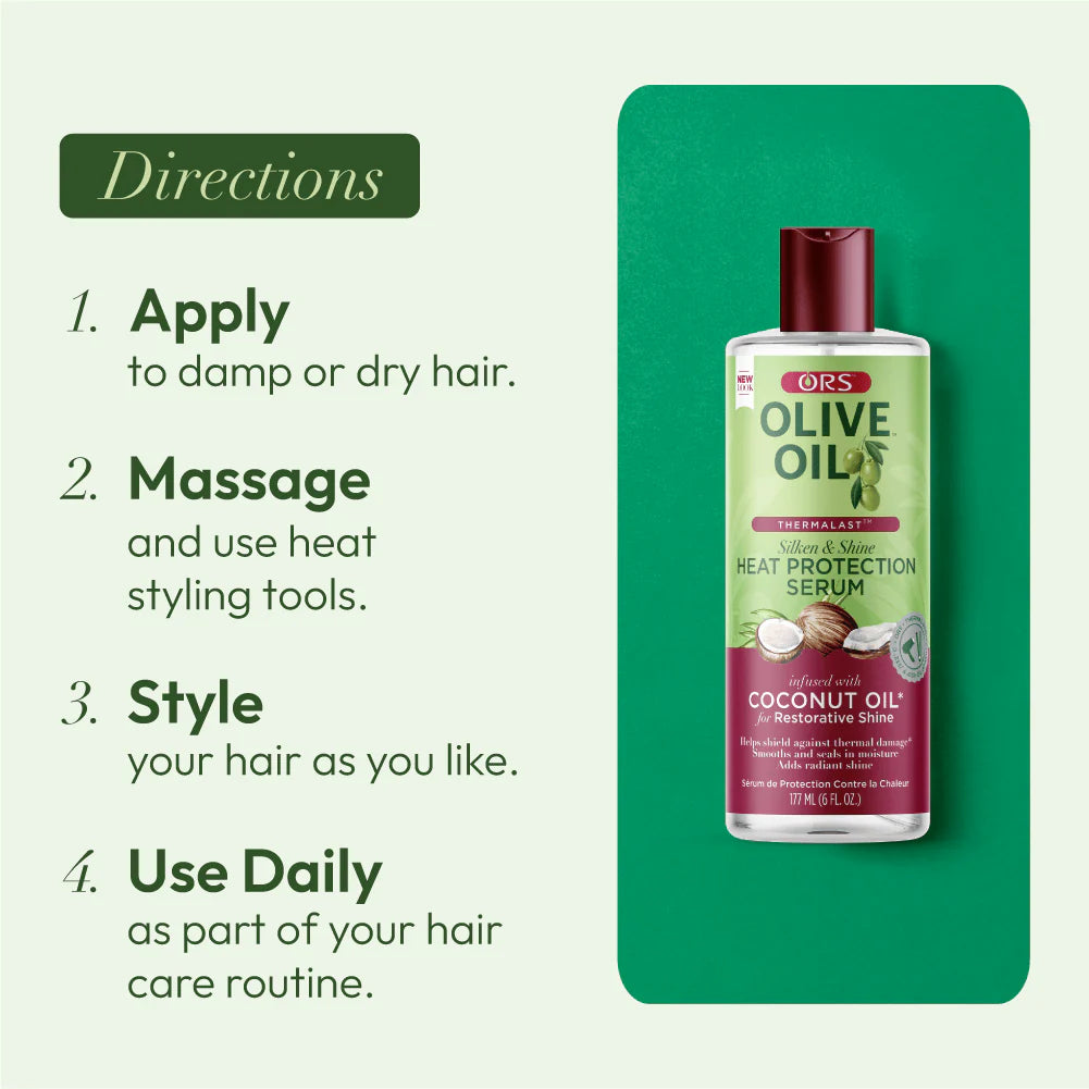 ORS Olive Oil Thermalast Heat Protection Serum (6.0 oz) 177ml