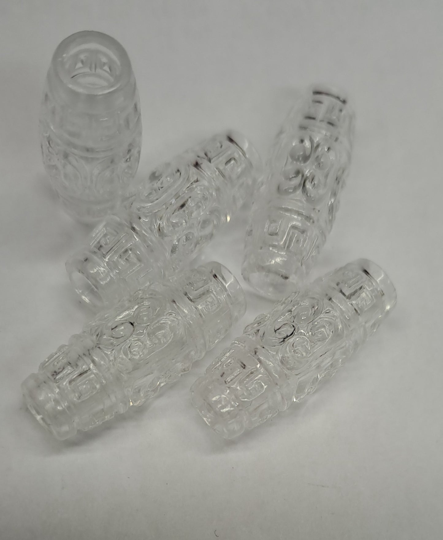 Transparent oval long beads special.10 beads
