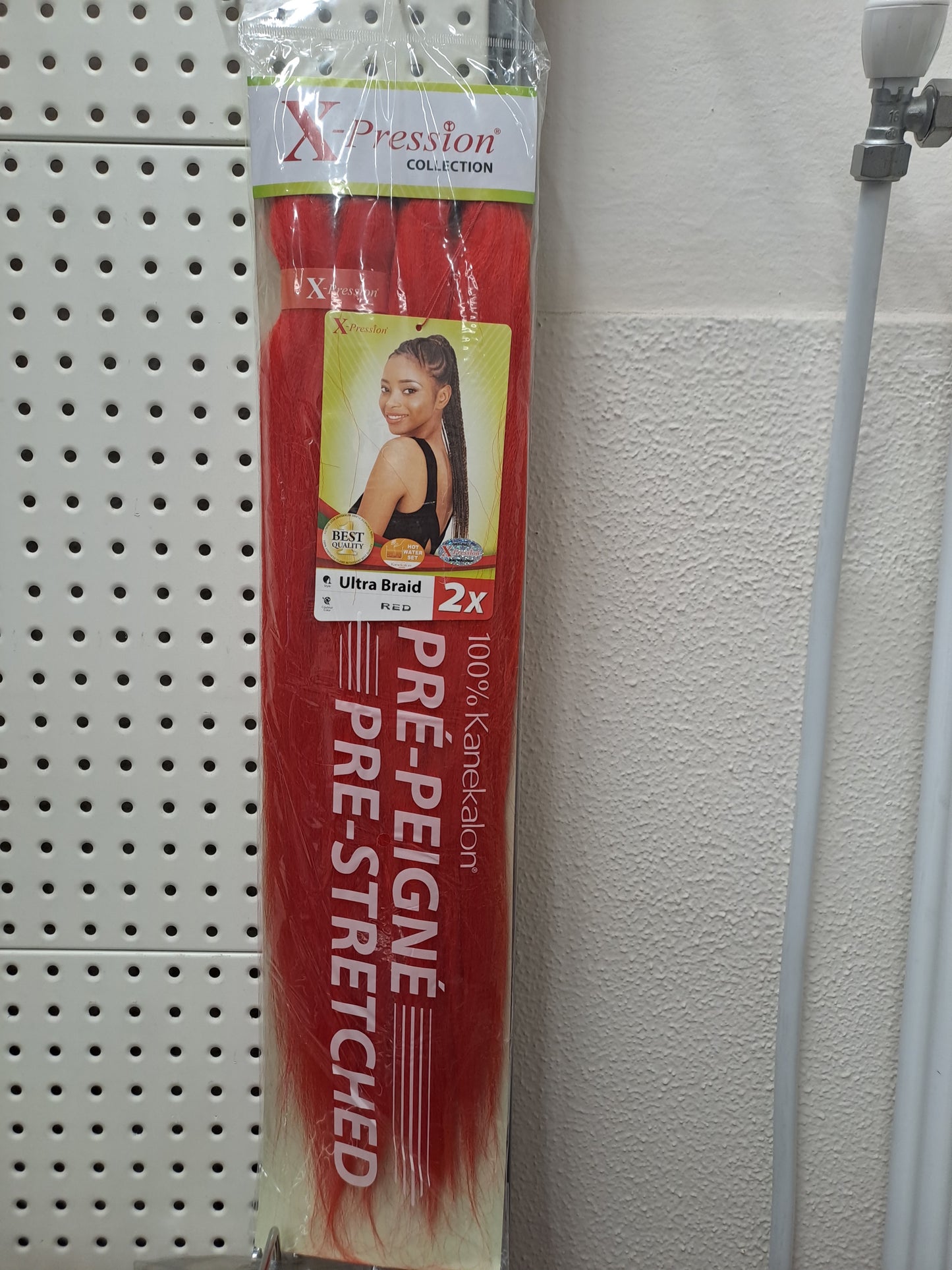 X pression Ultra Braid Extension Capelli Treccine braids Kanekalon Pre-stretched 160g  2 X 46''