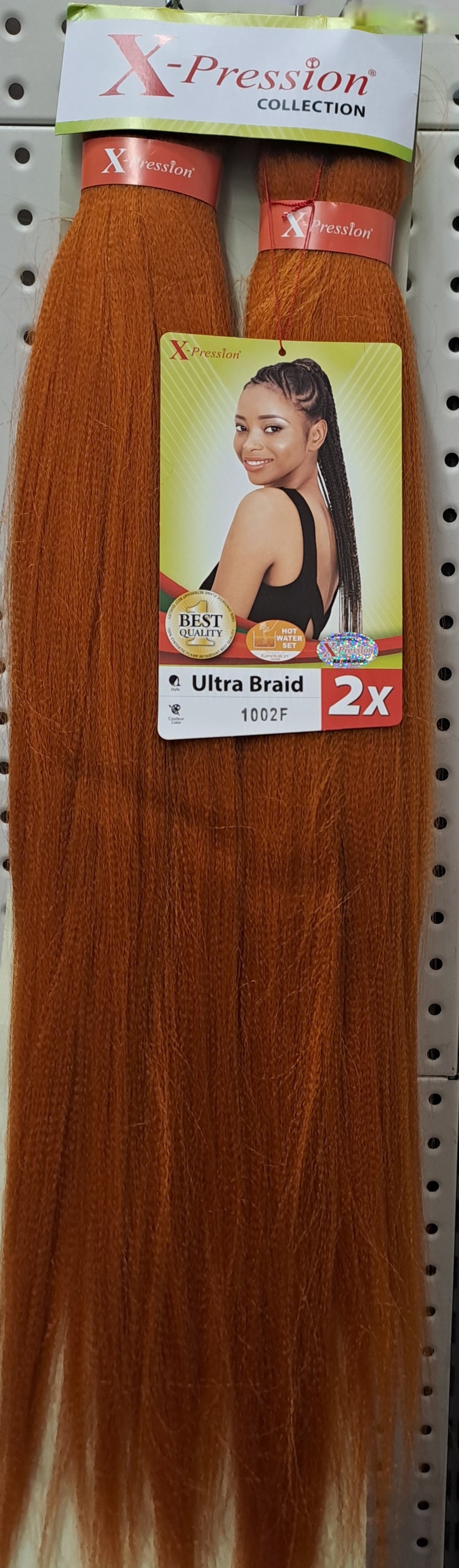 Xpression Hair Extension Braids Braids Kanekalon Pre-stretched 160 g 46''