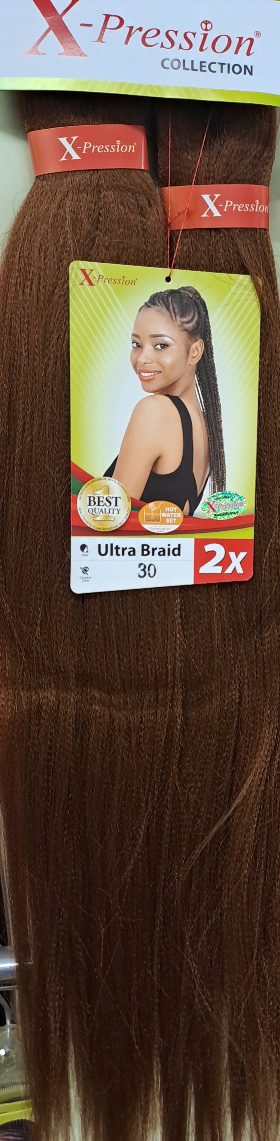 Xpression Hair Extension Braids Braids Kanekalon Pre-stretched 160 g 46''