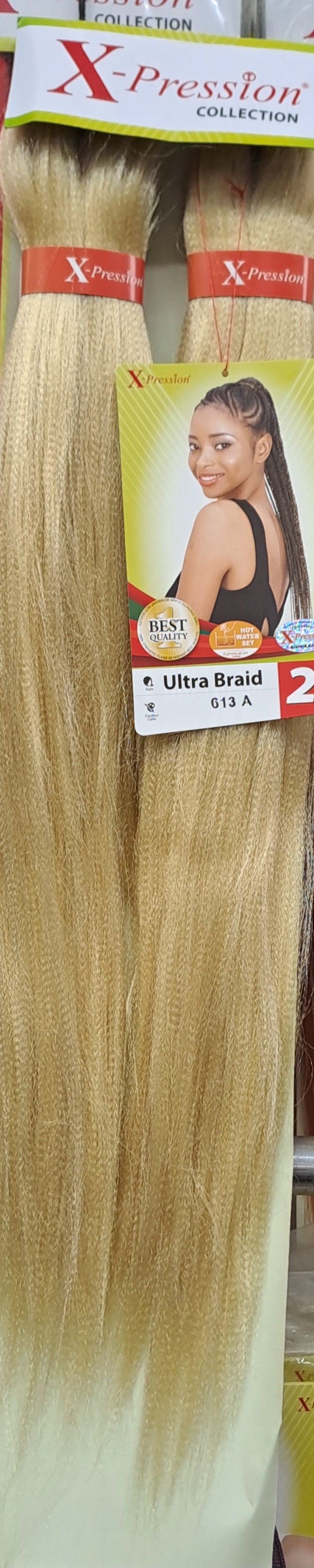 Xpression Hair Extension Braids Braids Kanekalon Pre-stretched 160 g 46''