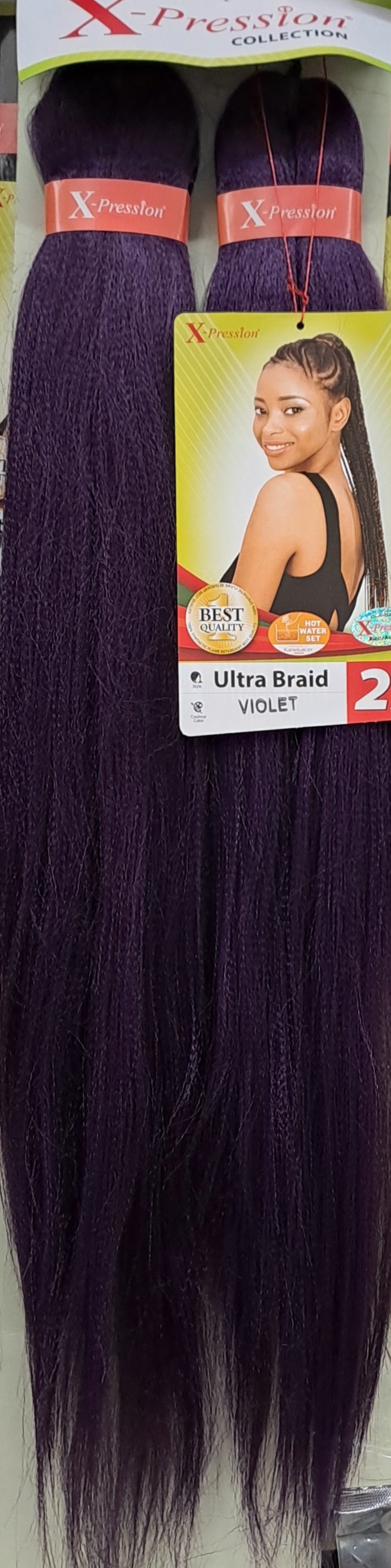Xpression Hair Extension Braids Braids Kanekalon Pre-stretched 160 g 46''