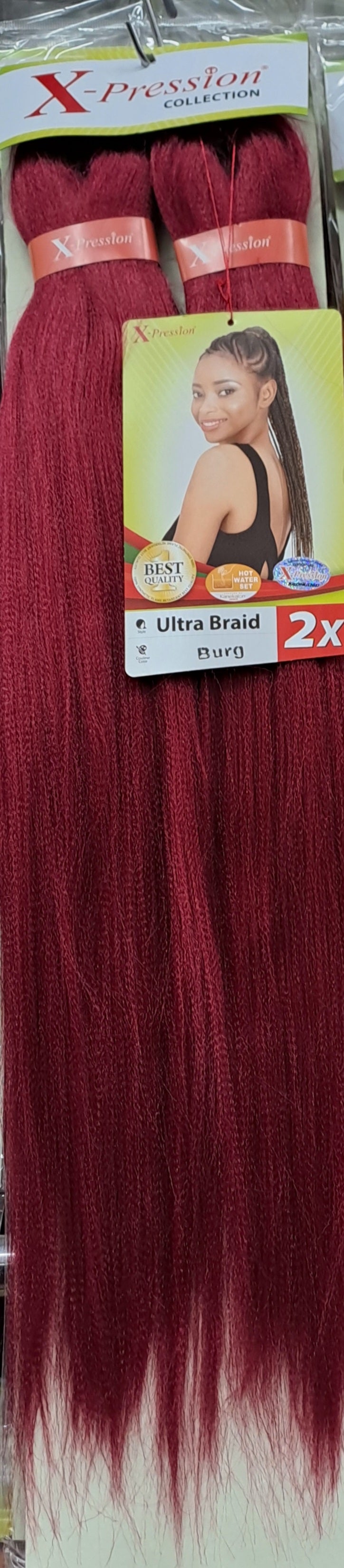 Xpression Hair Extension Braids Braids Kanekalon Pre-stretched 160 g 46''
