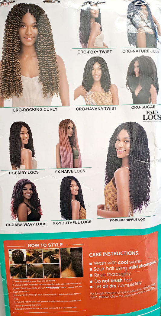 Nobel Rumy Locs 24pics 20 inches già piegayo