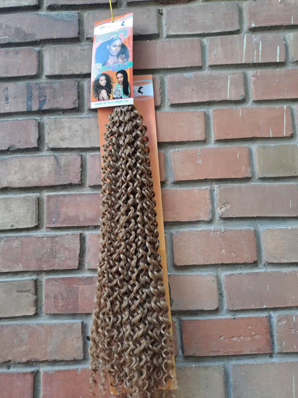 S-High Heat Bohemian Bulk Braid 16"/40cm Synthetic Hair 79g