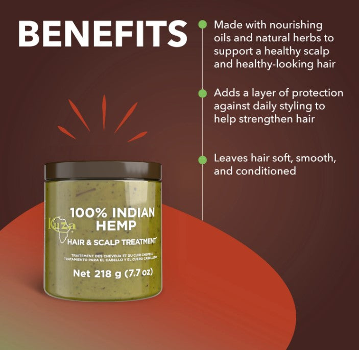 Kuza Indian  Hair  food & and Scalp Treatment, 218g 7 Oz