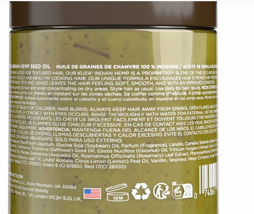 Kuza Indian  Hair  food & and Scalp Treatment, 218g 7 Oz
