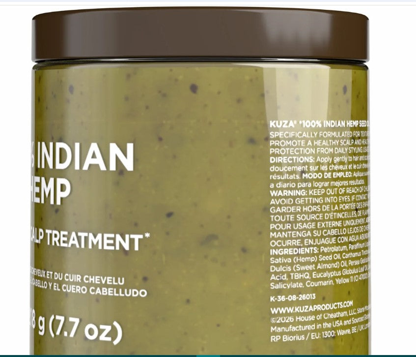 Kuza Indian  Hair  food & and Scalp Treatment, 218g 7 Oz