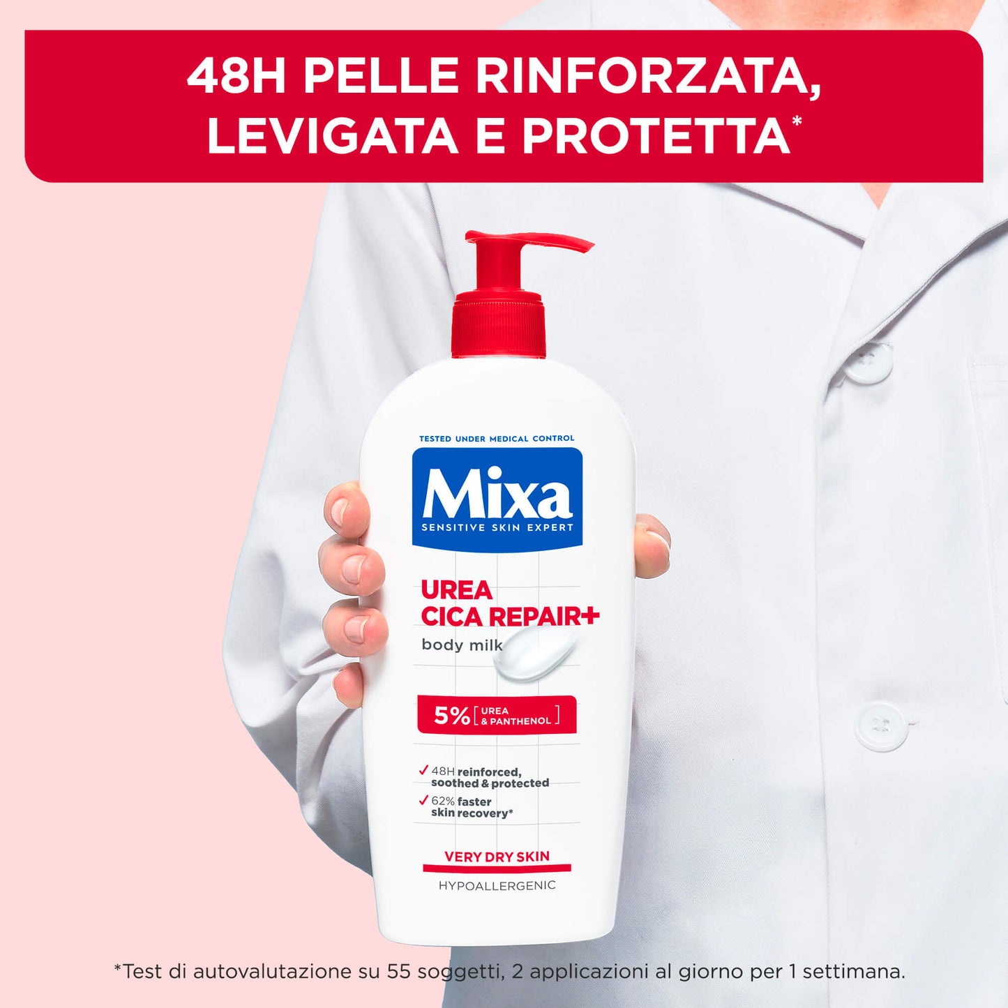 MIXA UREA CICA REPAIR+ LATTE RIPARATORE LEVIGANTE PER PELLE MOLTO SECCA 250ml