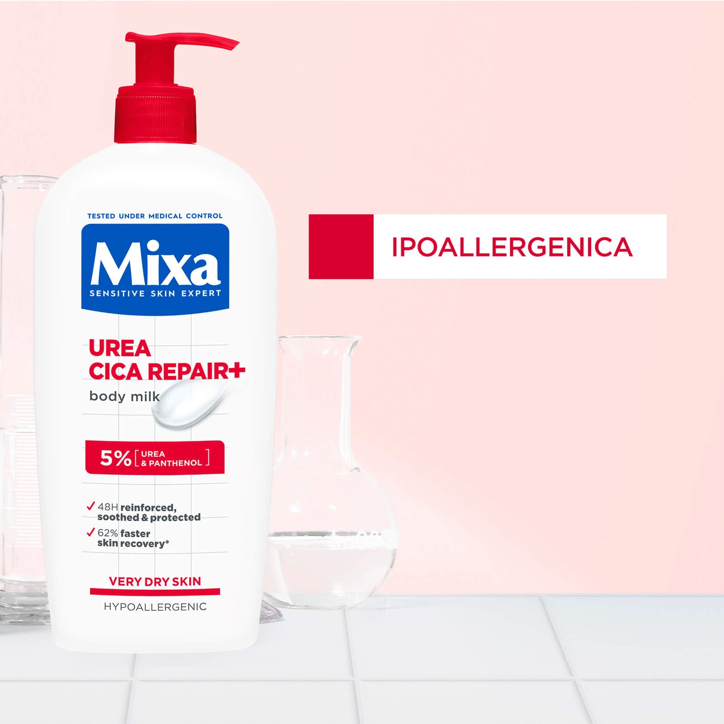 MIXA UREA CICA REPAIR+ LATTE RIPARATORE LEVIGANTE PER PELLE MOLTO SECCA 250ml