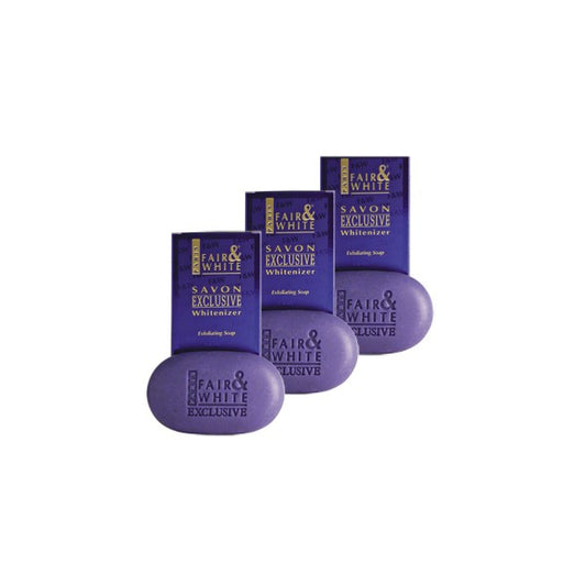 Fair & White Exclusive Exfoliating Soap - Pack of 3 X 200g