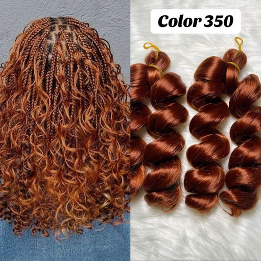Italian Curl Braiding Extension 12"