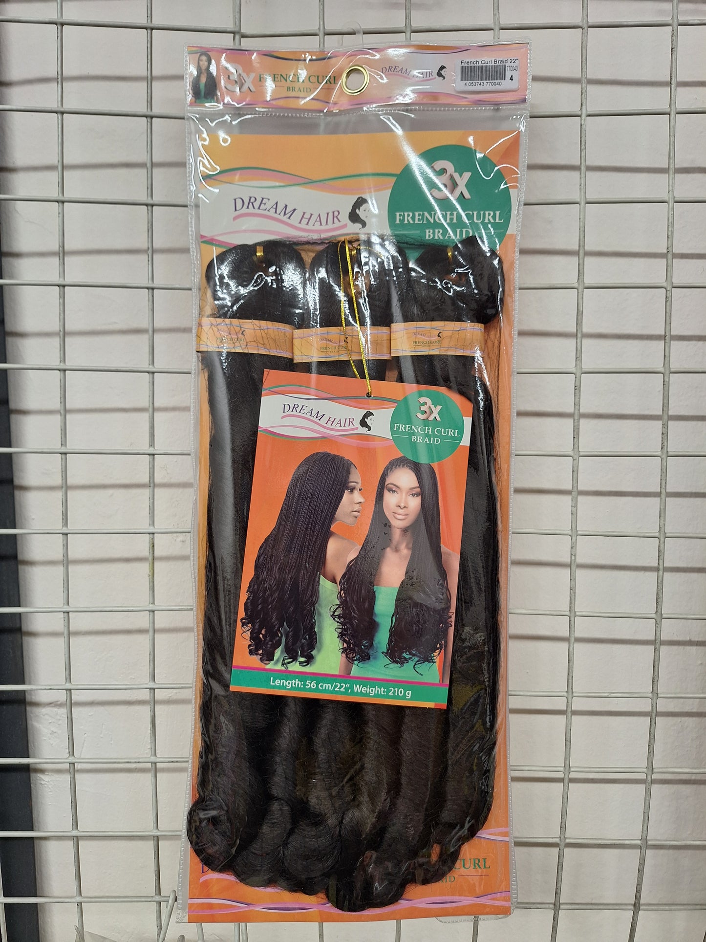 French Curl 3X Braid 56 cm / 22'' 210g synthetic hair
