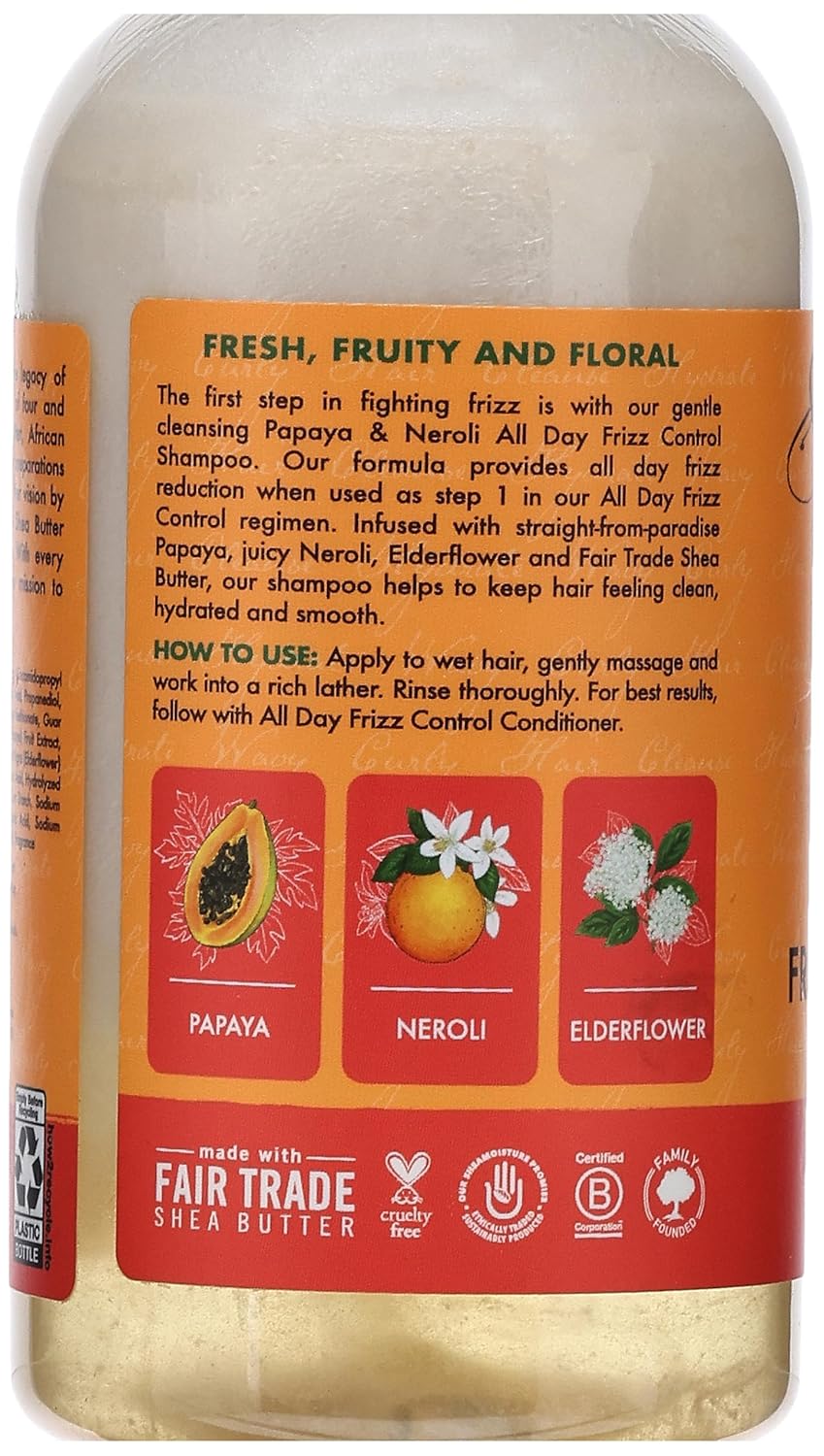 Shea Moisture Papaya & Neroli All Day Frizz Control Shampoo 384ml