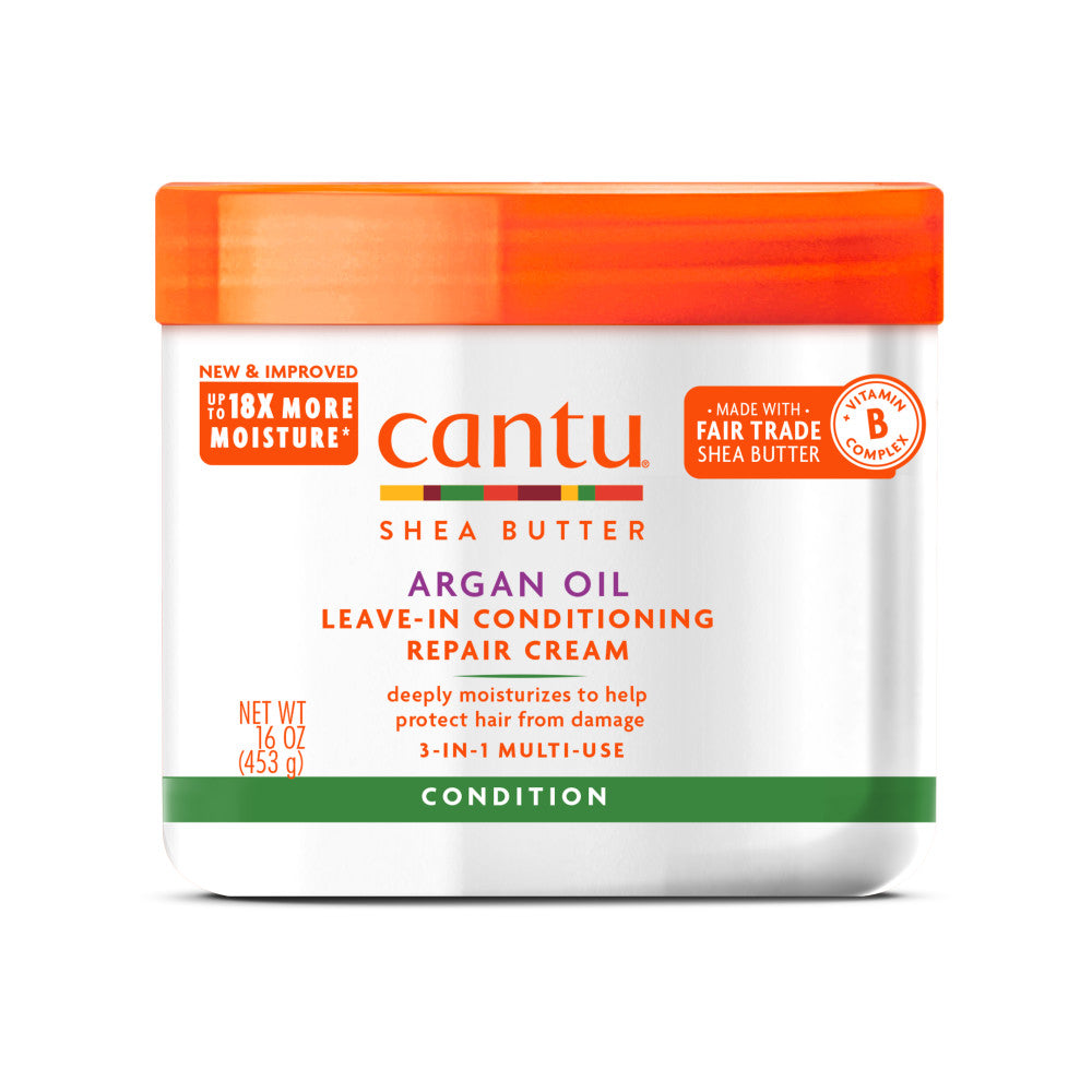 Cantu Argan Oil Leave-In Conditioning Repair Cream 16oz -453g