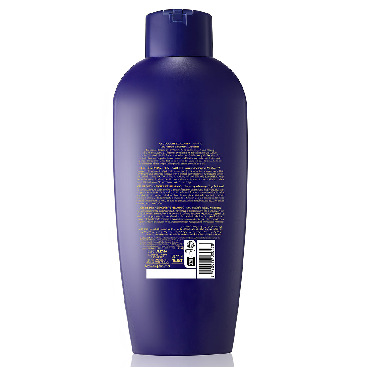 Fair & White Exclusive Vitamin C Energizing Shower Gel Bottle - 1000 ml / 33.8 fl.oz