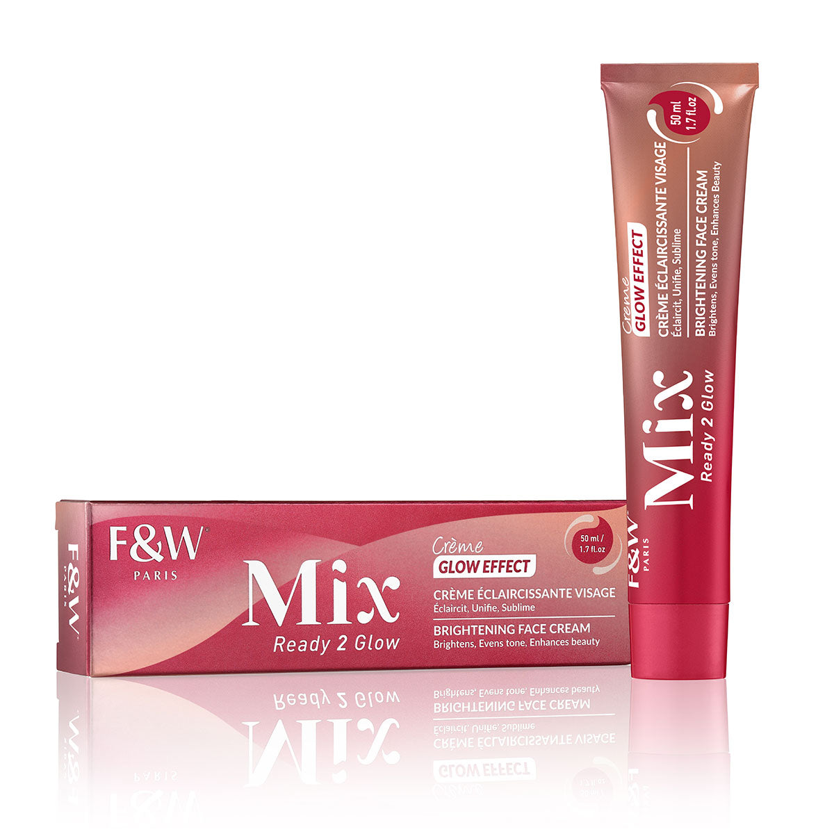 FAIR AND WHITE MIX READY 2 GLOW Brightening Face Cream - Glow Effect 50ML . 1.7 FL.OZ