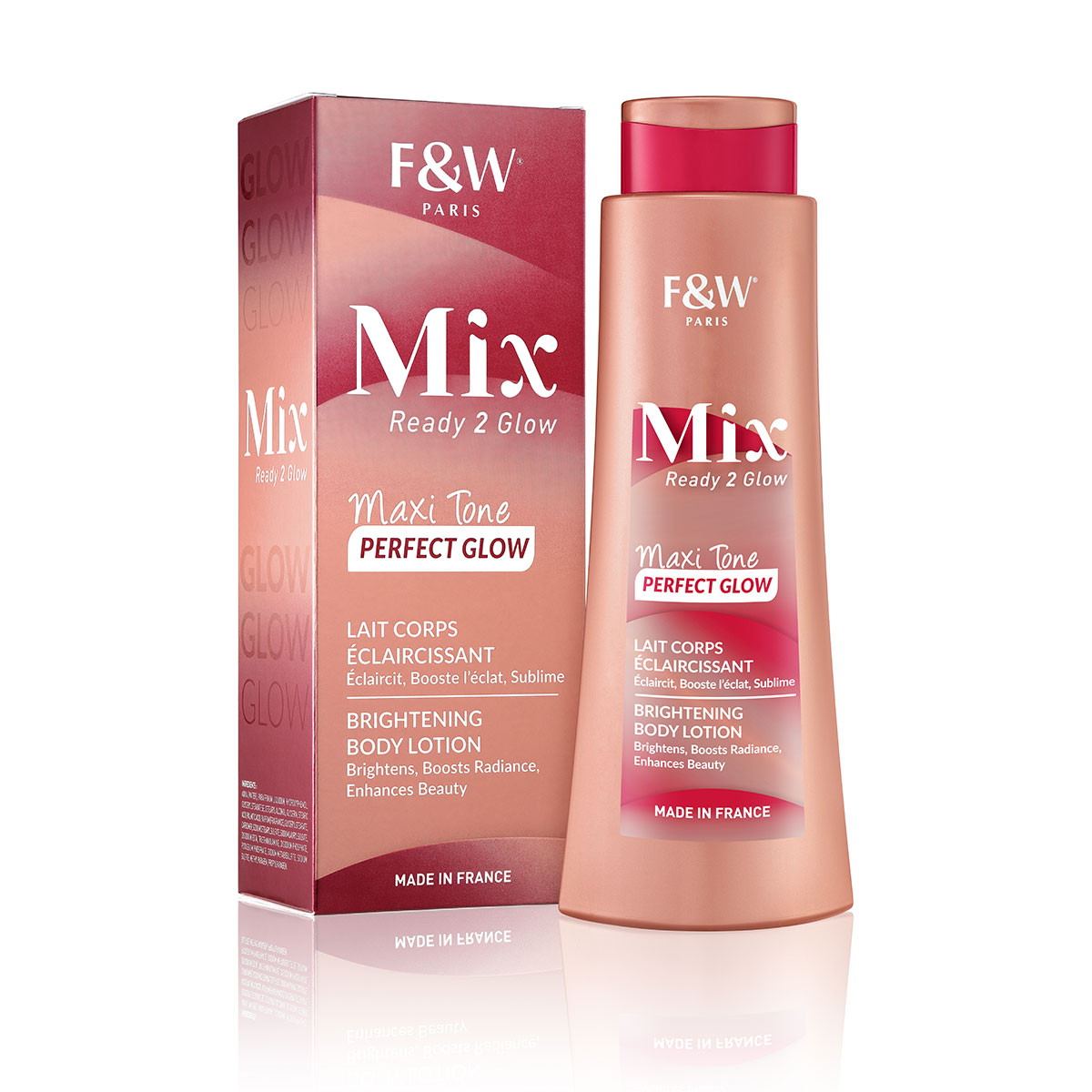 FAIR AND WHITE MIX READY 2 GLOW Maxi Tone Brightening Body Lotion - Perfect Glow 500ML
