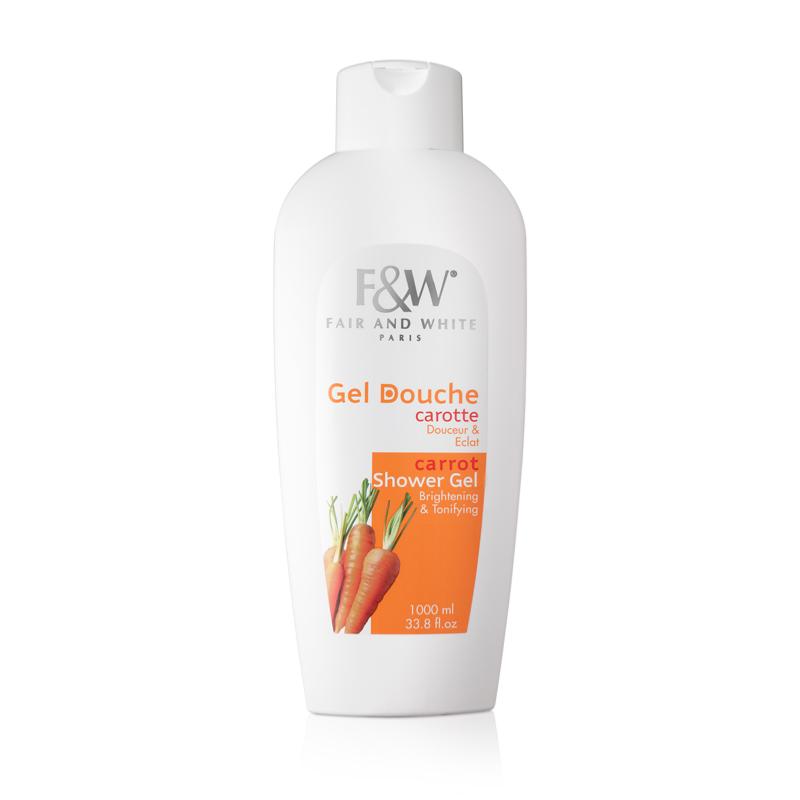 Fair & White SHOWER GEL BRIGHTENING & TONIFYING-GEL DOUCHE DOUCEUR & ÉCLAIRCISSANT 1000 ml • 33.8 fl.oz