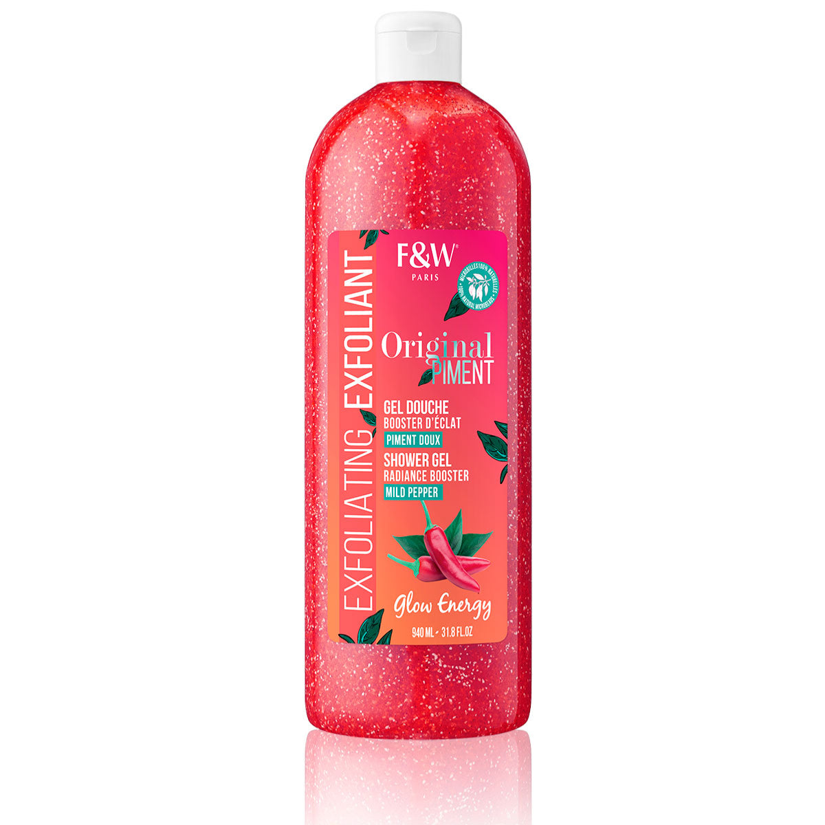 Fair & White MILD PEPPER Exfoliating Shower ScrubGel 940 ml / 31.8 fl.oz