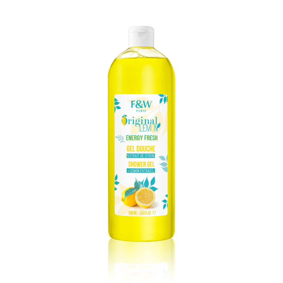 Fair & White GEL DOUCHE CITRON ENERGY FRESH LEMON EXTRACT SHOWER GEL 1000 ml • 33.8 fl.oz