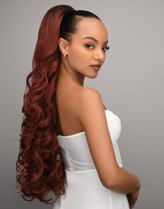WIG Feme 2-in-1 - Raven 28" Heat resistant up to 180° C 266g color 2 natural  black
