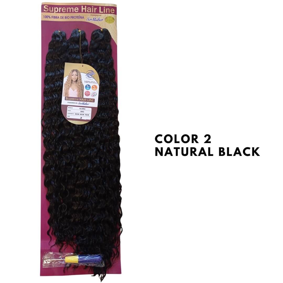 GLORIA – Extension Crochet Braids in Bioproteina – capelli ondulati 300g