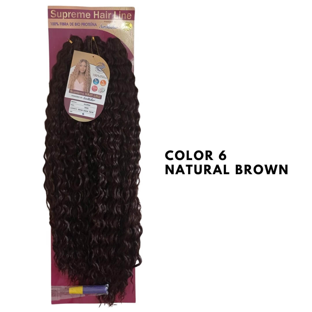 GLORIA – Extension Crochet Braids in Bioproteina – capelli ondulati 300g