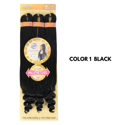 GODDESS CURL BRAID – Extension per treccine afro 70CM, 240GR