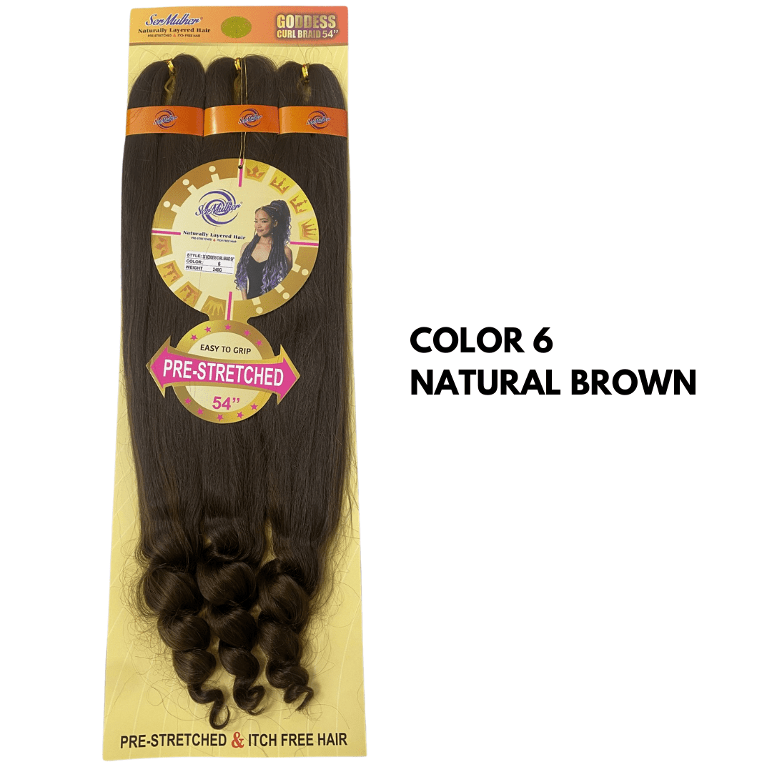 GODDESS CURL BRAID – Extension per treccine afro 70CM, 240GR