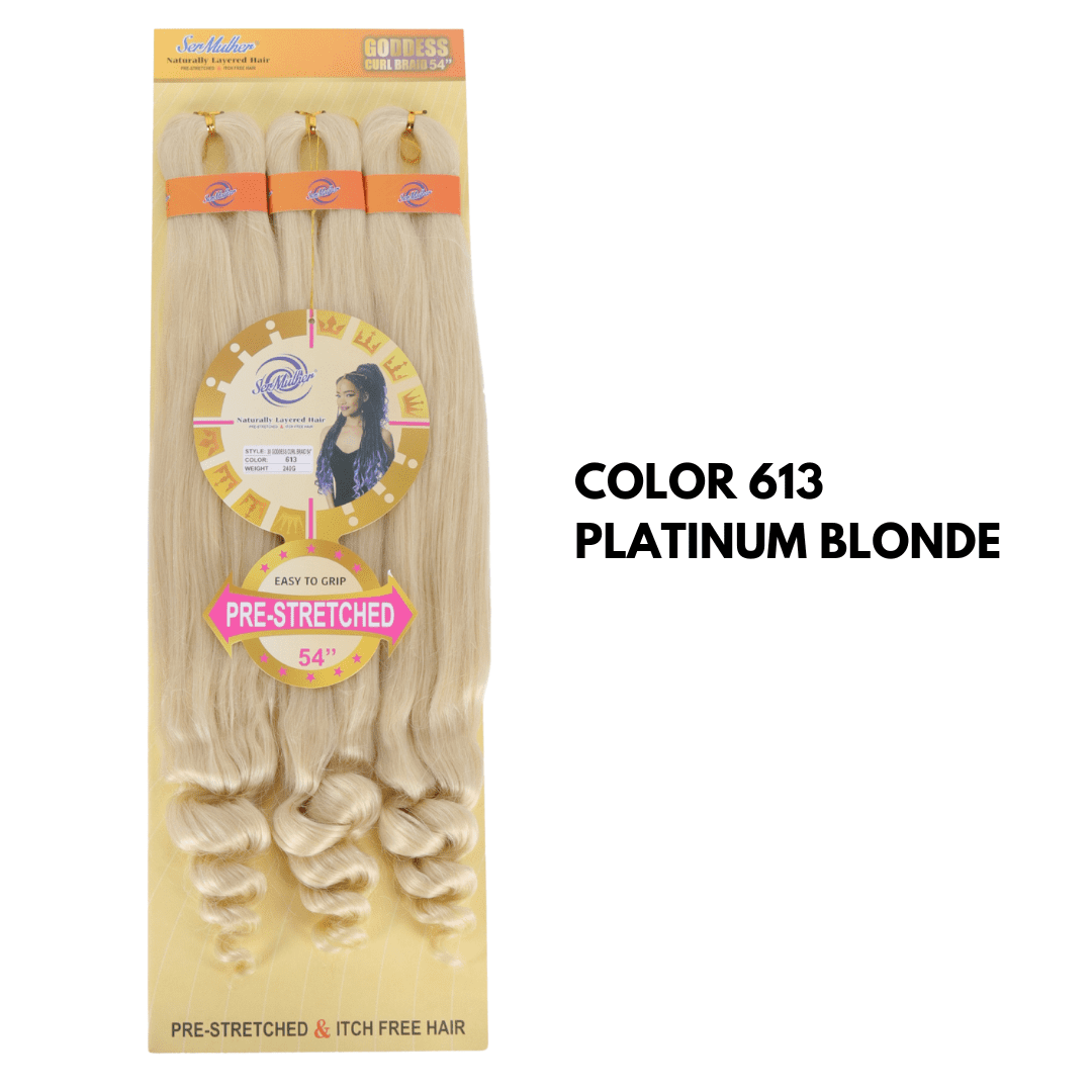 GODDESS CURL BRAID – Extension per treccine afro 70CM, 240GR