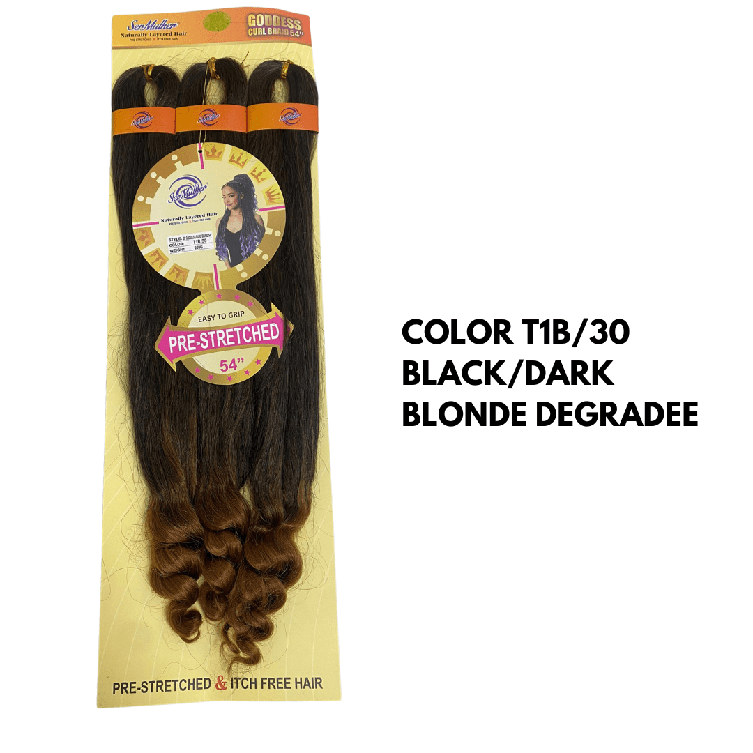 GODDESS CURL BRAID – Extension per treccine afro 70CM, 240GR
